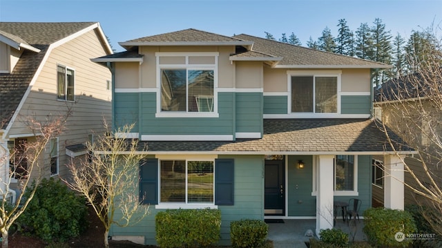 view of front of home