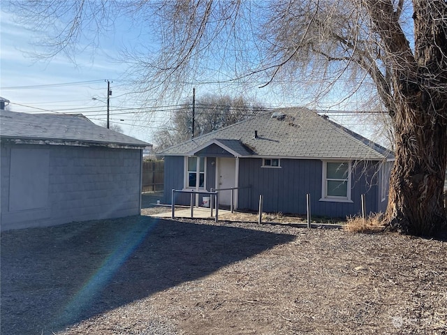 view of rear view of house