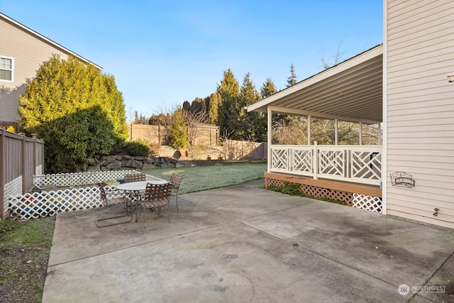 view of patio / terrace