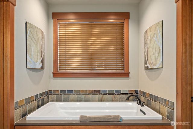 bathroom featuring a bathtub