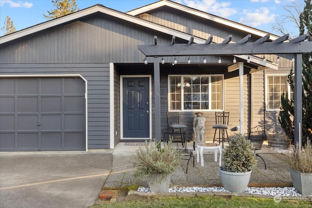 craftsman inspired home with a garage