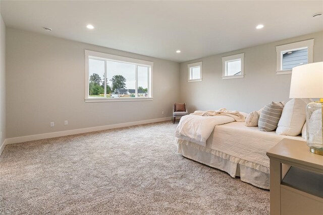 5986 Ranch Loop, Ferndale, WA 98248 - bedroom featuring baseboards, recessed lighting, and carpet flooring