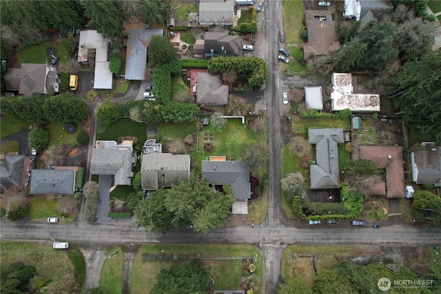 birds eye view of property featuring a residential view