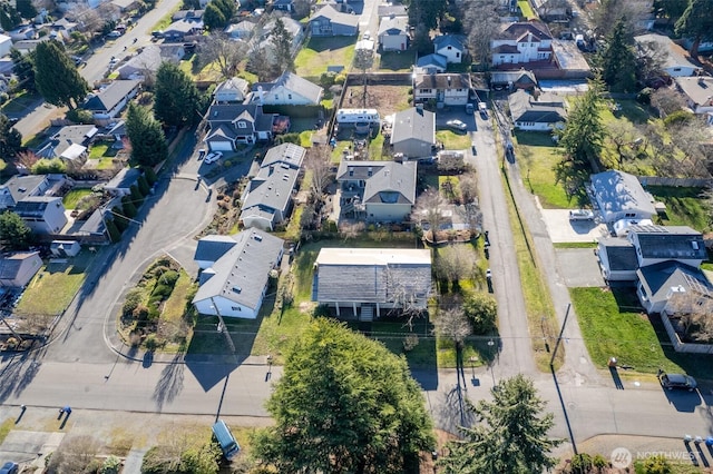 birds eye view of property featuring a residential view