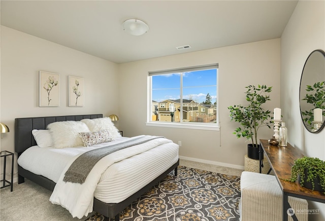 bedroom featuring carpet floors