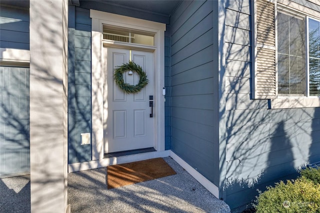 view of property entrance