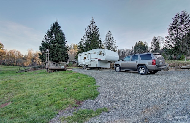 exterior space with a deck