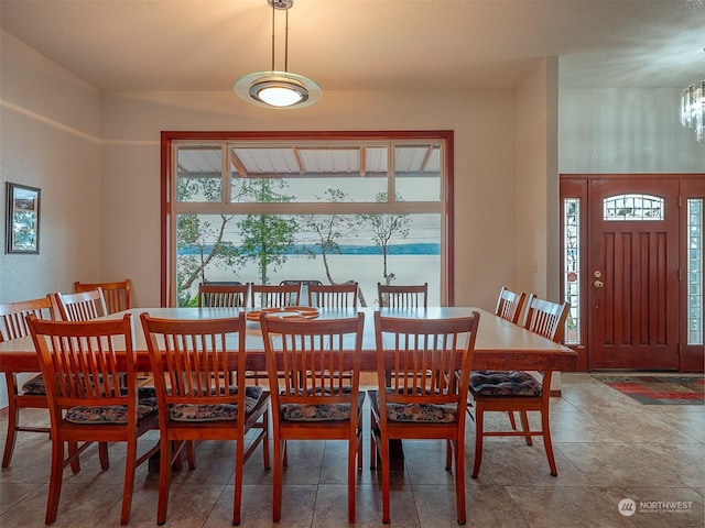 view of dining room