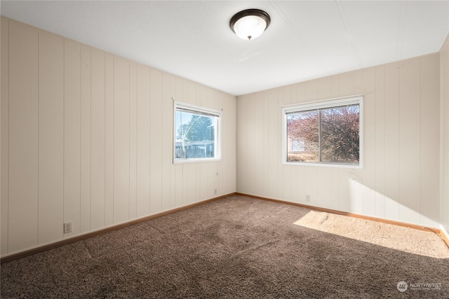 14204 NE 10th Ave Unit 2, Vancouver, WA 98685 - unfurnished room featuring carpet floors and wooden walls