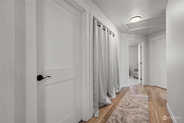 12504 SW 232nd St, Vashon, WA 98070 - hallway featuring light wood finished floors and baseboards