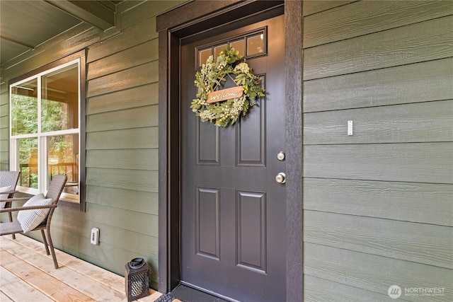 view of entrance to property