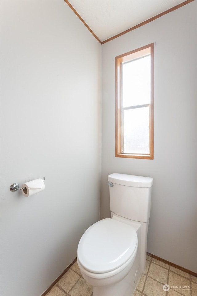 bathroom featuring toilet