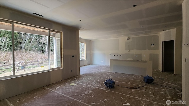 view of unfurnished living room