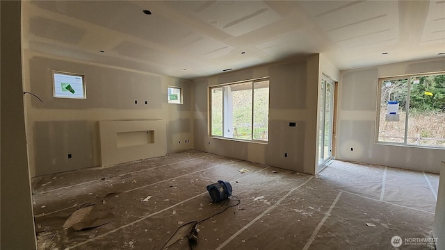 view of unfurnished living room