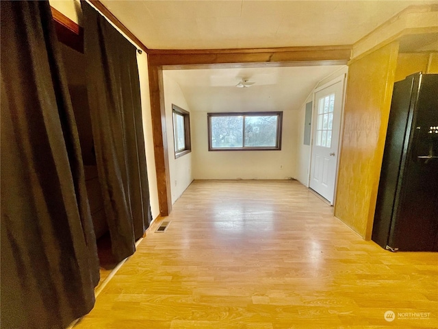 hallway featuring light hardwood / wood-style floors