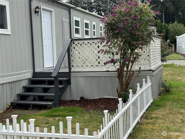 view of property exterior featuring a yard