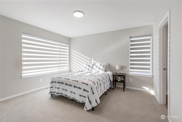 bedroom featuring carpet floors