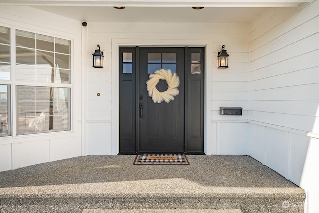 view of entrance to property