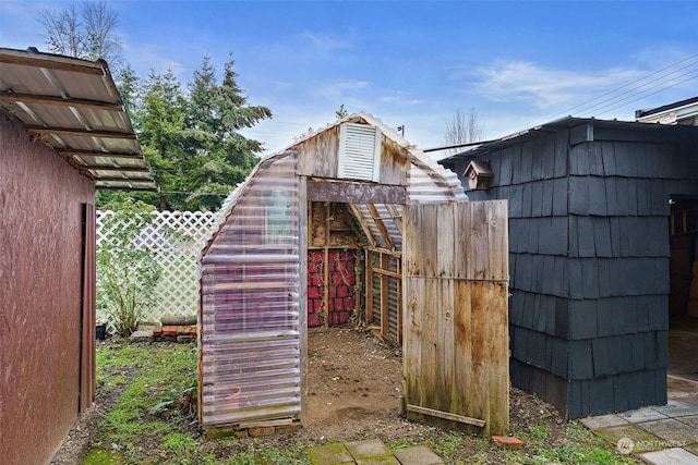 view of outbuilding