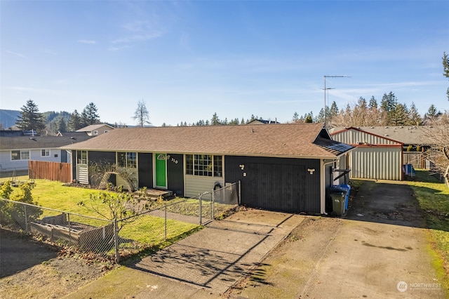 view of ranch-style house