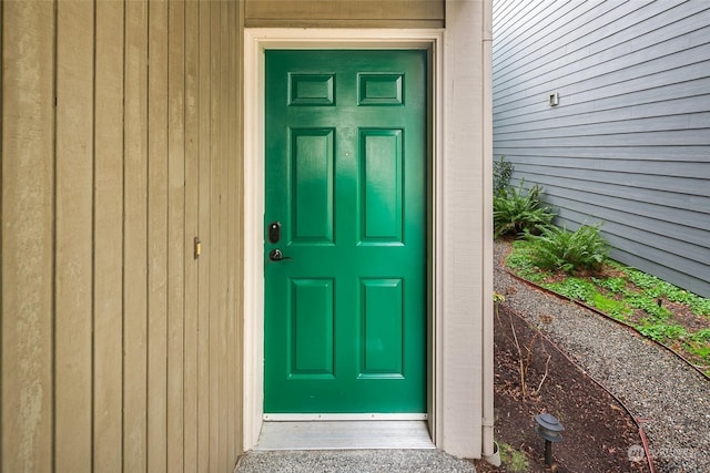 view of property entrance