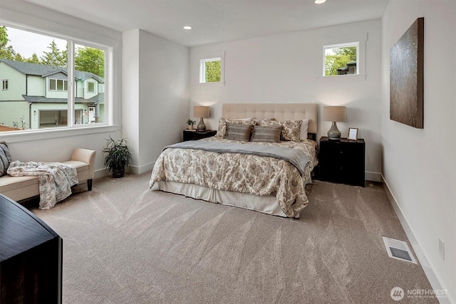 17018 106th Ave SE Unit 11, Renton, WA 98055 - carpeted bedroom with baseboards and recessed lighting