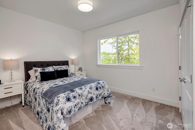 17018 106th Ave SE Unit 11, Renton, WA 98055 - bedroom featuring light colored carpet and baseboards