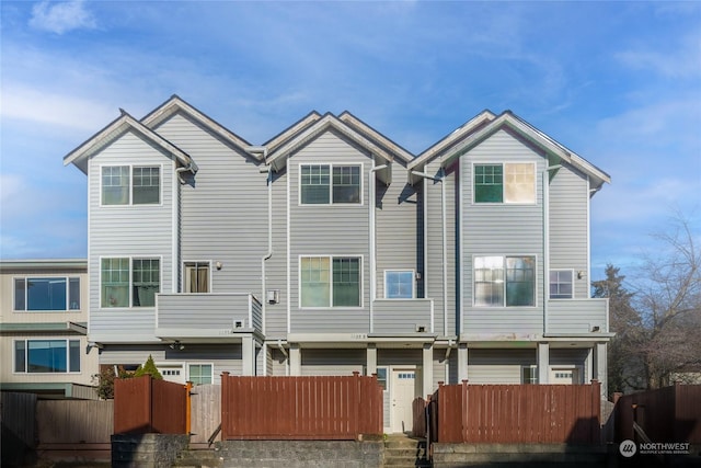 view of rear view of property