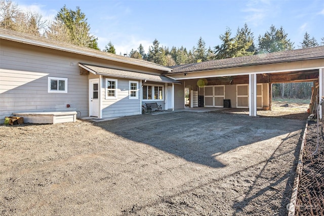 view of rear view of house