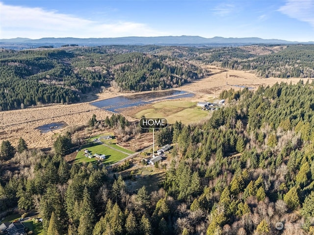 22214 Zenker Valley Rd SW, Centralia, WA 98531 - aerial view with a mountain view