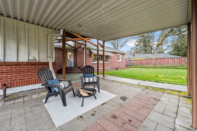 view of patio