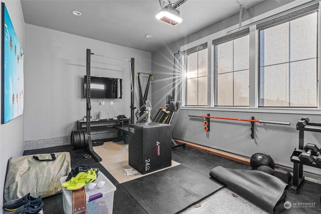 view of exercise room