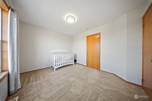 unfurnished bedroom with carpet