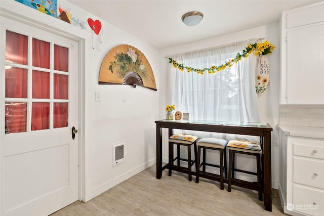 entryway featuring light hardwood / wood-style flooring