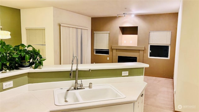 kitchen featuring sink