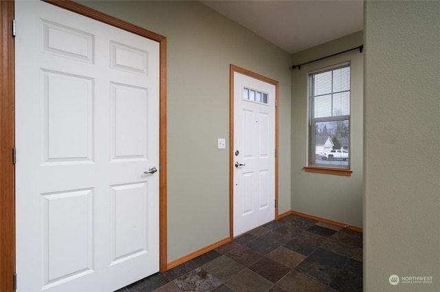 view of entrance foyer