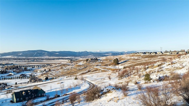 view of mountain feature