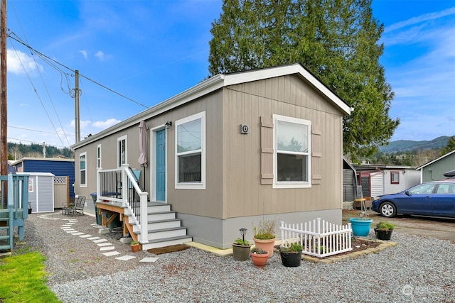 view of manufactured / mobile home