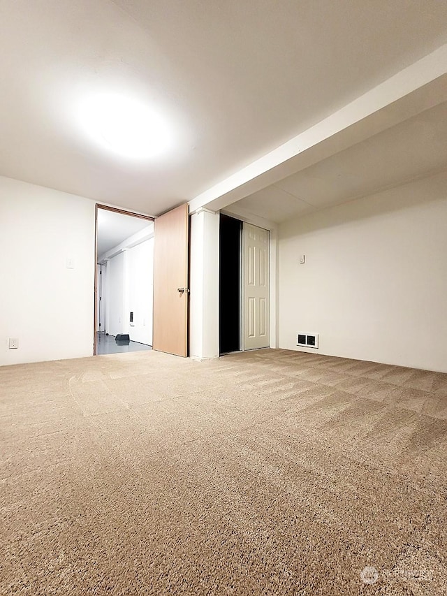 interior space with carpet floors