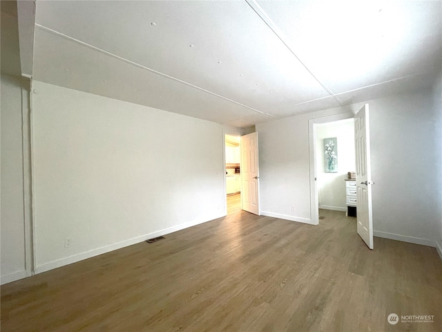 interior space featuring hardwood / wood-style floors