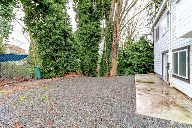 view of yard featuring a patio area