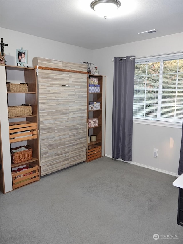 unfurnished bedroom with carpet