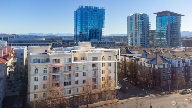 view of city with a mountain view