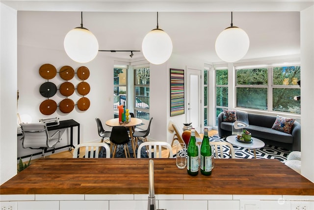 view of dining area