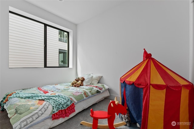 bedroom with carpet flooring