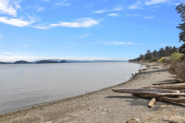 water view featuring a mountain view