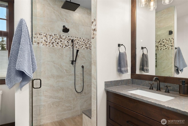 120 Rocky Run Loop, Cle Elum, WA 98922 - bathroom featuring a shower stall and vanity