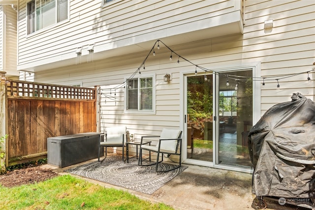 view of patio / terrace with cooling unit