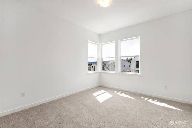 empty room with carpet flooring