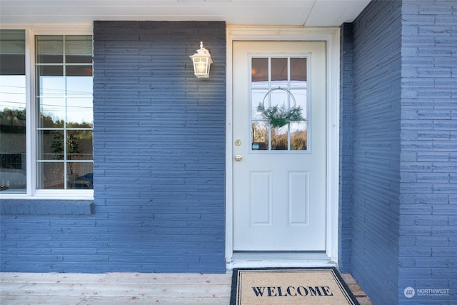 view of entrance to property